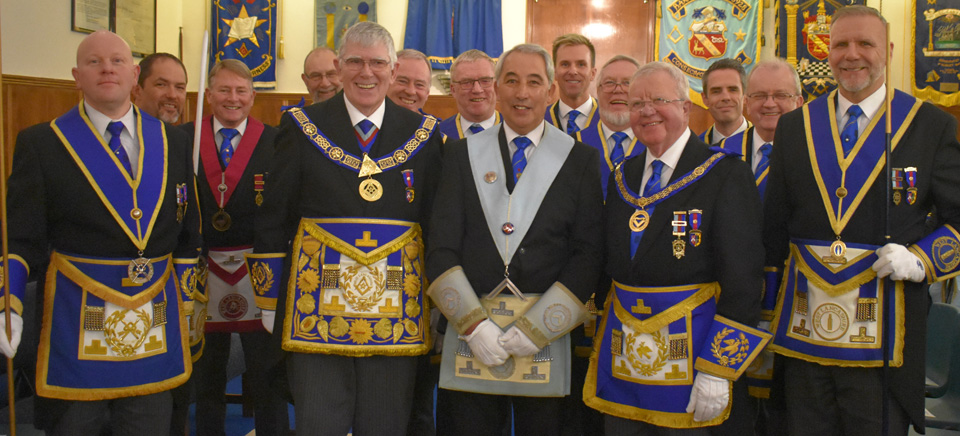 Pictured front centre from left to right with the Provincial officers, are; Tony Harrison, David Wilson and Keith Kemp. Pictured front centre from left to right with the Provincial officers, are; Tony Harrison, David Wilson and Keith Kemp.