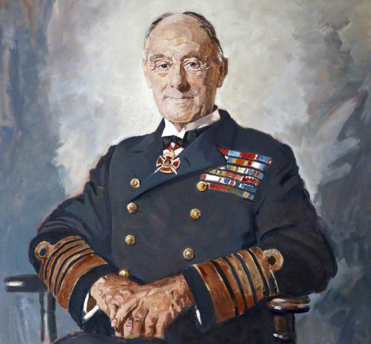 Wilcox, Leslie Arthur; Admiral of the Fleet Earl Jellicoe (1858-1935); Britannia Royal Naval College; http://www.artuk.org/artworks/admiral-of-the-fleet-earl-jellicoe-18581935-94723