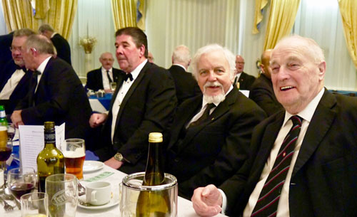 Guests enjoying the festive board and a small amount of wine. Guests enjoying the festive board and a small amount of wine.