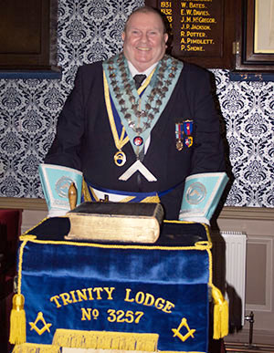 Newly installed WM Brian McNulty.