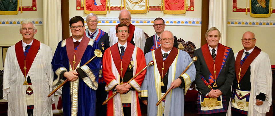 Pictured from left to right, front row, are: John Bruffell, Grahame Edwards, Christopher Bruffell, James Edwards, Syd Needham and Mike Worthington. Back row: Brian Jackson, Ray Parkins and Mark Rawsthorn.