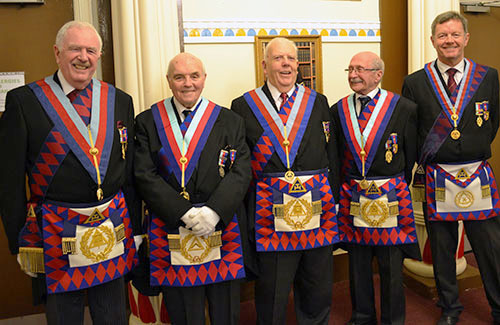 Pictured from left to right, are: John Roberts, Clive Jefferies, Dave Anderton, Mike Winterbottom and David Kemp. Pictured from left to right, are: John Roberts, Clive Jefferies, Dave Anderton, Mike Winterbottom and David Kemp.