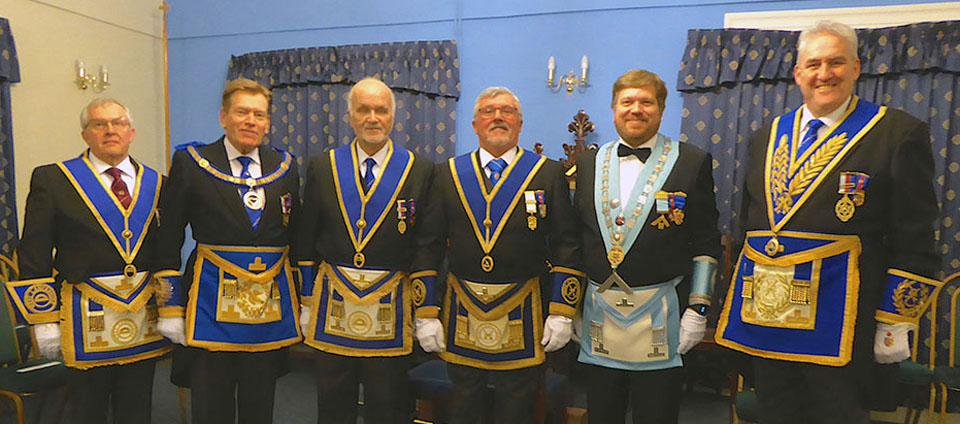 Pictured from left to right, are: Mike Cunliffe, Kevin Poynton, David Moore, Norman Pollock, Chris Taplin and Andrew Whittle. Pictured from left to right, are: Mike Cunliffe, Kevin Poynton, David Moore, Norman Pollock, Chris Taplin and Andrew Whittle.