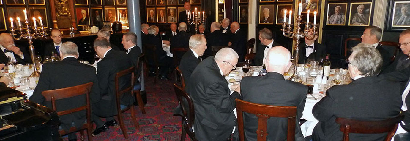 Dining in the Artist’s Club. Dining in the Artist’s Club.