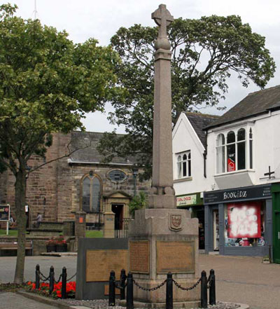 Poulton-le-Fylde War Memorial Poulton-le-Fylde War Memorial