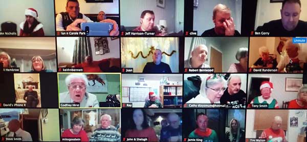 Screen shot of the South Fylde Zoom meeting.