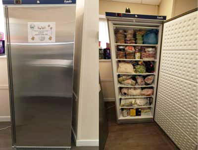 The new freezer. The new freezer.