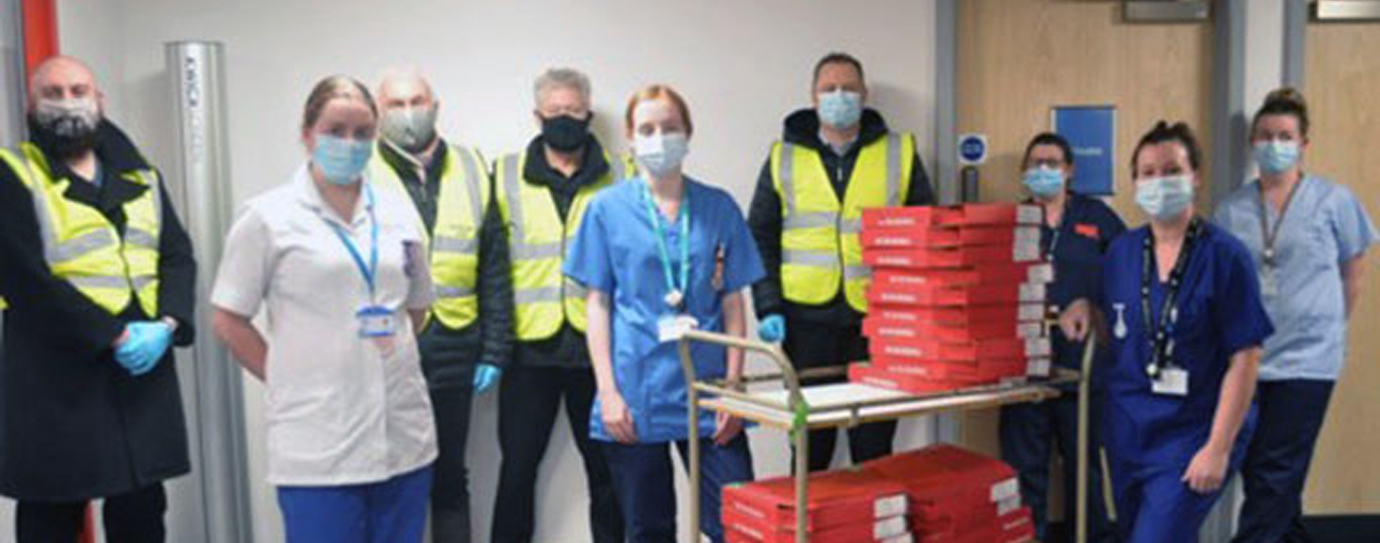 Pictured from left to right, are: David Shaw, Sam, Richard Wilcock, Peter Schofield, Becca, Phil Renney, Katie, Beth and Michelle. Pictured from left to right, are: David Shaw, Sam, Richard Wilcock, Peter Schofield, Becca, Phil Renney, Katie, Beth and Michelle.
