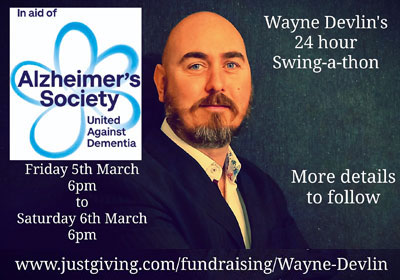 Promotional poster for Wayne’s Swing-a-thon.