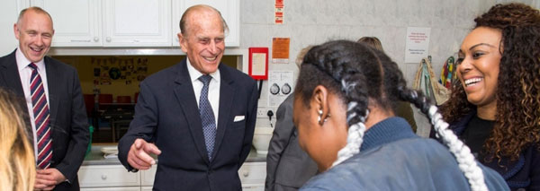 The Duke of Edinburgh visits Ignite Trust Centre in June 2016. The Duke of Edinburgh visits Ignite Trust Centre in June 2016.