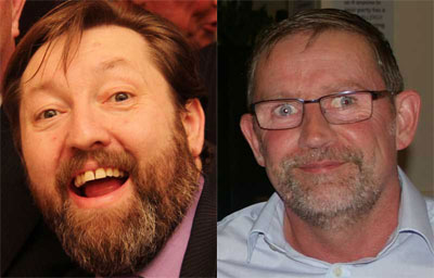 Pictured left: Terry Stevens-Lewing. Pictured right: Geoff Diggles.
