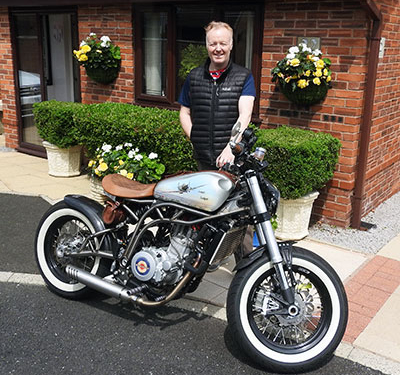 Frank the biker. Frank the biker.