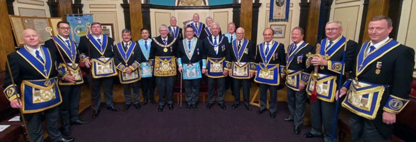 The Provincial team and officers of Aigburth Lodge. The Provincial team and officers of Aigburth Lodge.