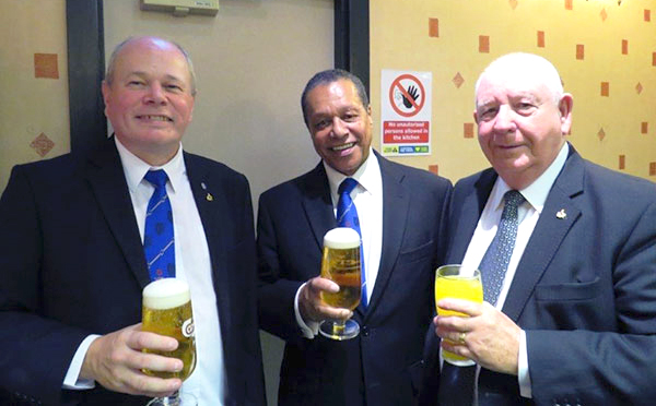 Pictured from left to right, are: Duncan Smith, Andy Wiltshire and Harry Cox.