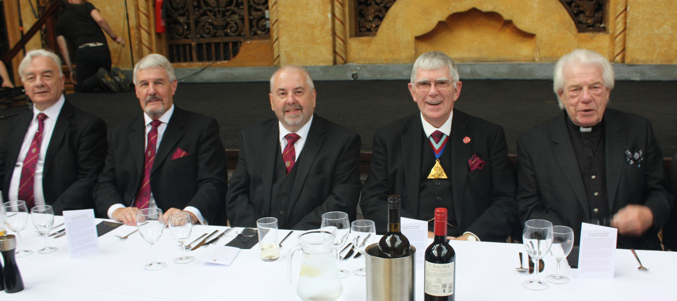 Pictured from left to right, are: Barrie Crossley, Paul Renton, Chris Butterfield, Tony Harrison and Godfrey Hirst.