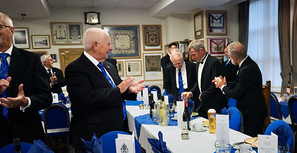 Enjoying the festive board in the Museum Dining Suite. Enjoying the festive board in the Museum Dining Suite.