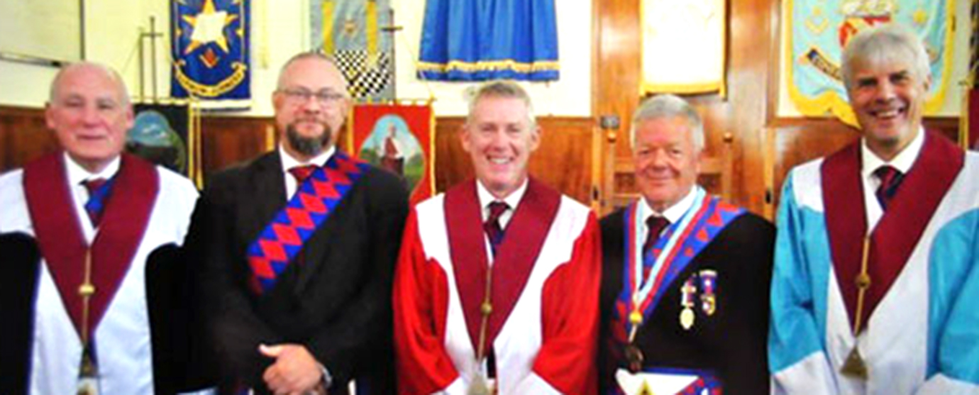 Pictured from left to right, are: Barrie Bray, Scott Deakin, Chris Gray, Chris Reeman and Ian Thompson.