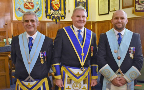 Pictured from left to right, are: John Browne, Mike Pinckard and Darren Stainton