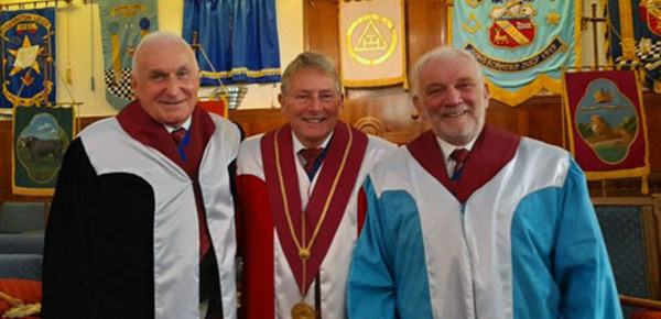 Pictured from left to right, are: Richard Wilcock, David Ingham and Mick Lacey.