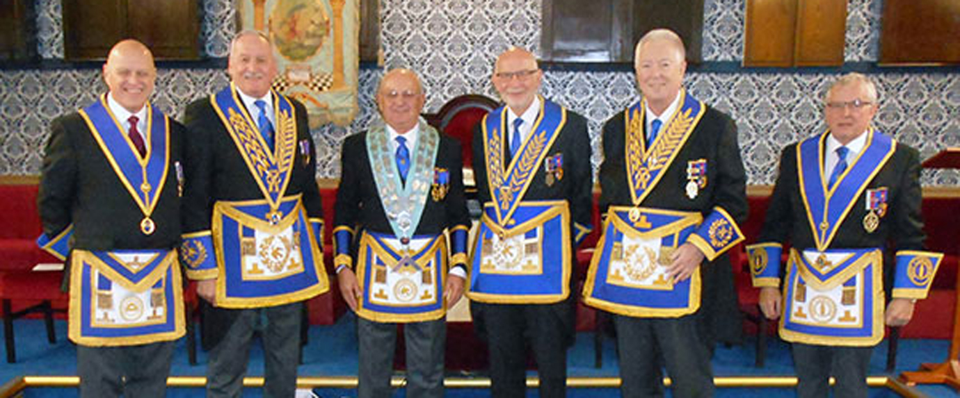 Pictured from left to right, are; David Atkinson, Samuel Robinson, David Ullathorne, John James, John Murphy and Mike Cunliffe.