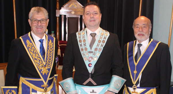 Pictured from left to right, are: Gareth Jones, John-Paul McCann and Michael Ku.