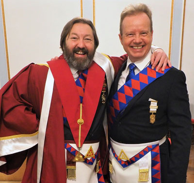 Terry Stevens-Lewing (left) with David Arrow. Terry Stevens-Lewing (left) with David Arrow.