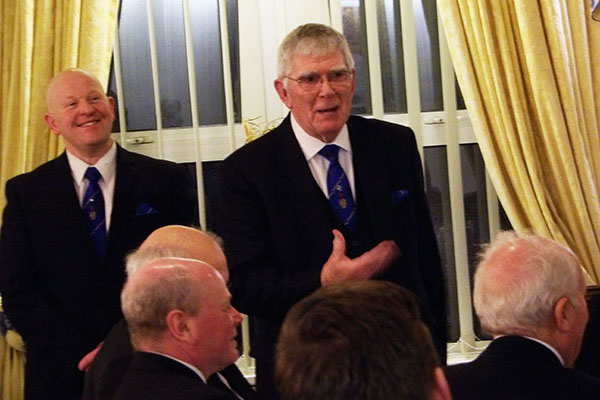 Levity was at the heart of the festive banquet. Levity was at the heart of the festive banquet.