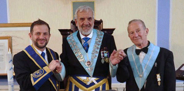 Pictured from left to right, are: Tony Rigby, John Forster and Martin Bleeker.