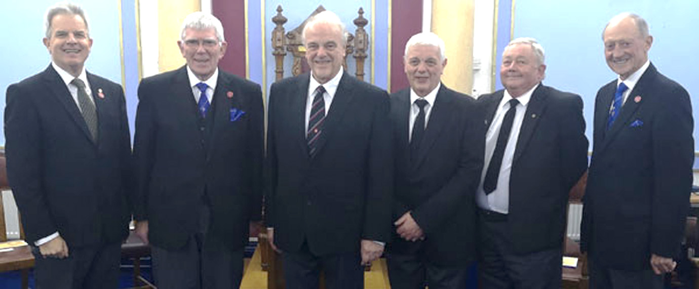 Pictured from left to right, are: Stewart Boyd, Tony Harrison, Derek Webster, Paul Webster, Bill Bagnall and Barry Jameson.