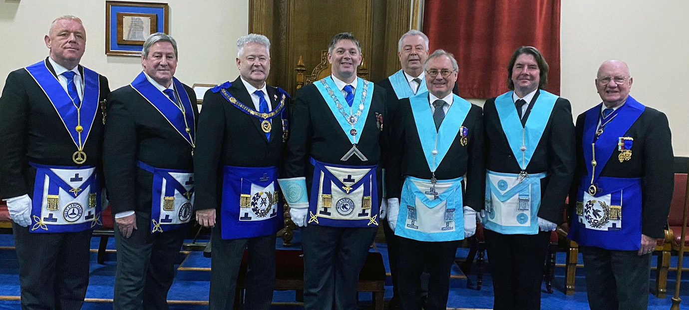 Pictured from left to right, are: Dan Crossley; Neil McGill, Peter Schofield, Stewart Aimson; George Fox; Paul Taylor, Kevin Isted and David Grainger.
