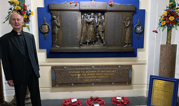 Rev Wilfred Alexander at the memorial. Rev Wilfred Alexander at the memorial.