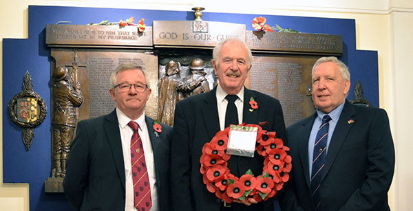 Pictured from left to right, are: Liverpool Masonic Hall Trustees Roy Cowley, John Roberts and Roy Ashley.