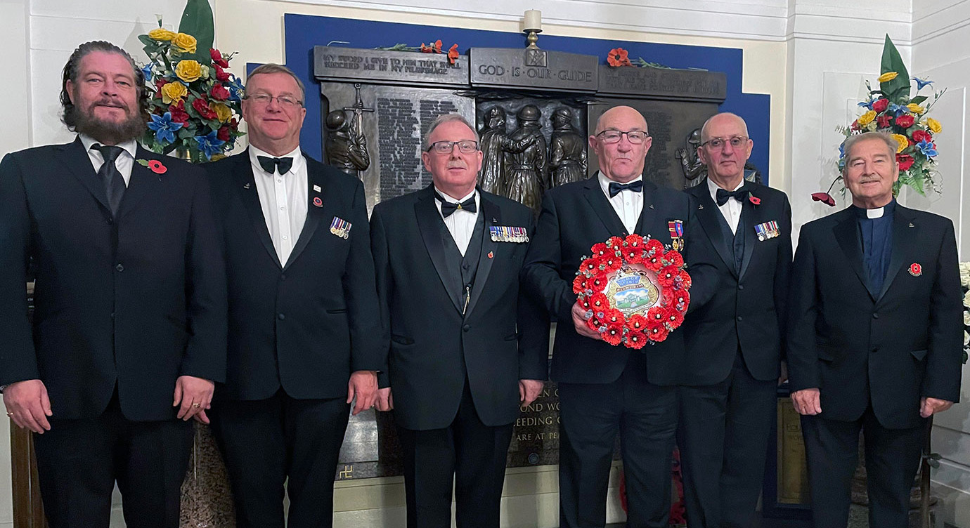 Pictured from left to right, are: Pete Darlington, Ian Turner, John McKenna, Brian Jackson, Steve Linton and Rev Fred Bermand. Pictured from left to right, are: Pete Darlington, Ian Turner, John McKenna, Brian Jackson, Steve Linton and Rev Fred Bermand.
