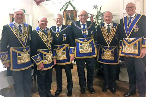 Pictured from left to right, are; Barry Fitzgerald, David Grainger, Peter Schofield, Phil Gunning, Rowly Saunders and Gary Rogerson.