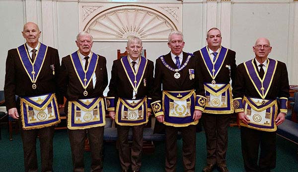 Pictured from left to right, are: Dave Richards, Richard Humphreys, Richard Wilson, Mark Matthews, Martin Richards and Arthur Monk.