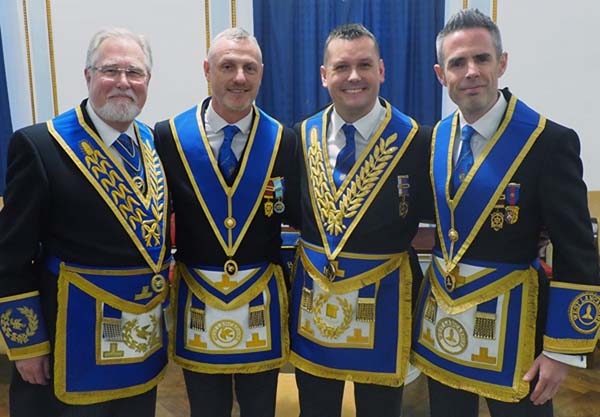 Pictured from left to right, are: Philip Gardner, Creag Williams, John Lee and David Edwards. Pictured from left to right, are: Philip Gardner, Creag Williams, John Lee and David Edwards.