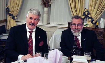 Paul Renton (left) with Robert Marsden.