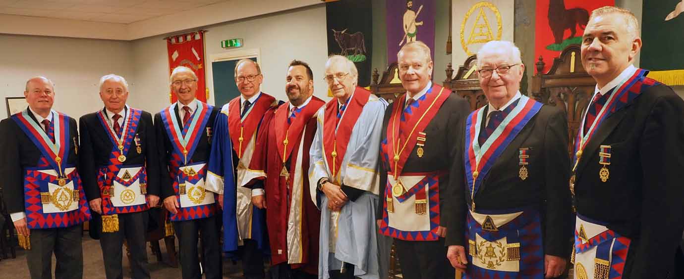 Pictured from left to right, are: Duncan Smith, David Cook, David Harrison, Richard Anderson, Michael Tax, David Hill, Bob Wareham, Keith Jackson and Steve Jelly.