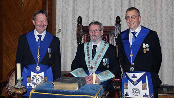 Pictured from left to right, are: Paul Hesketh, David Hilliard and Malcolm Hodgson.