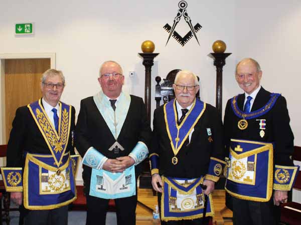 Pictured from left to right: Gareth Jones, Chris Moors, Stephen Beswick and Barry Jameson. Pictured from left to right: Gareth Jones, Chris Moors, Stephen Beswick and Barry Jameson.