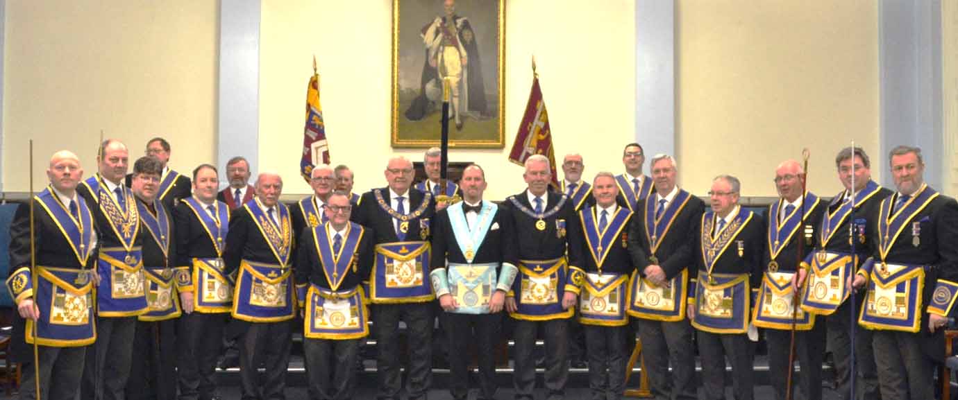 The Provincial and grand officers.