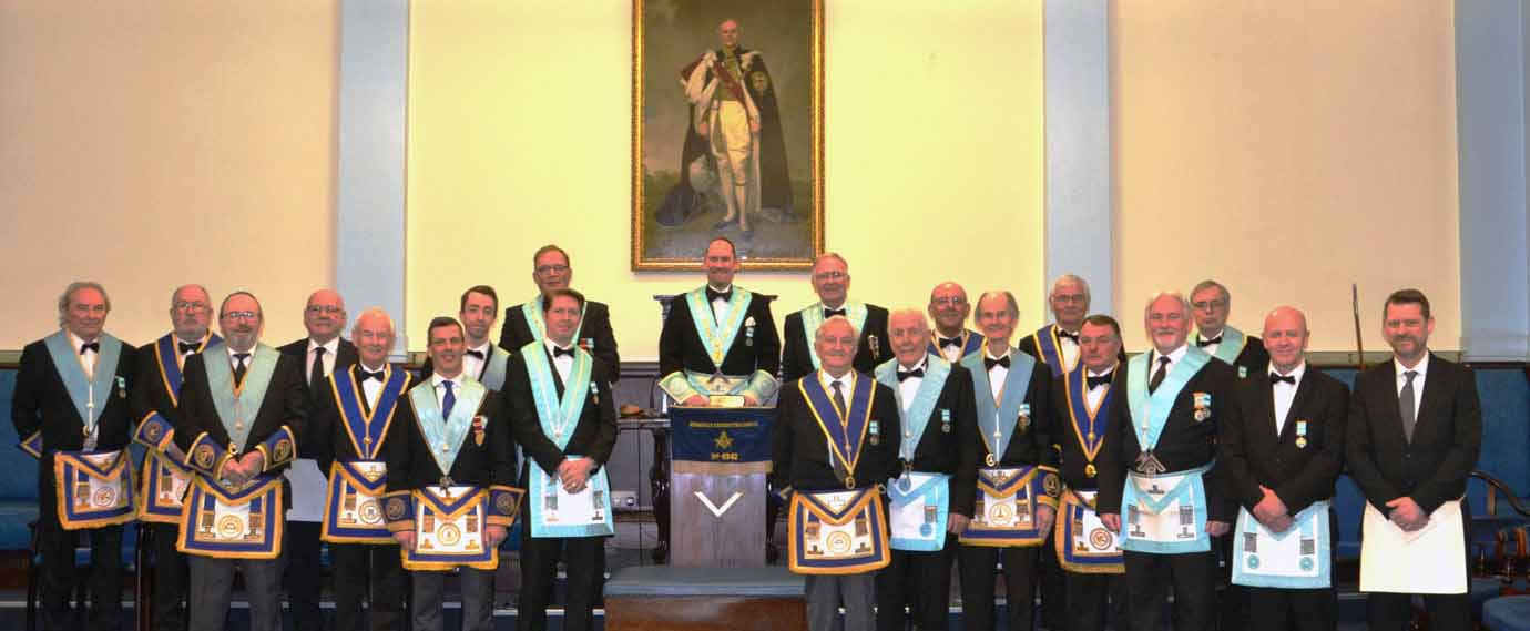 The lodge members. The lodge members.