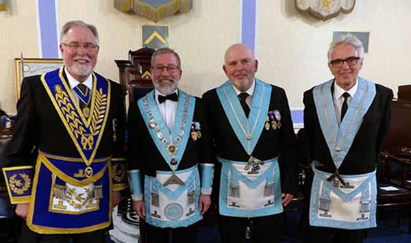 Pictured from left to right, are: Philip Gardner, Robert Marsden, Martin Spencer and Richard Olley.