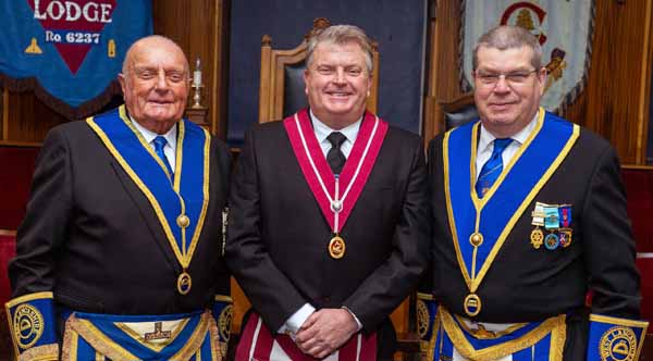 From a family photo, from left to right, are: John Frankland (Michael’s father), Michael and Mark Rothwell (Michael’s brother-in-law). From a family photo, from left to right, are: John Frankland (Michael’s father), Michael and Mark Rothwell (Michael’s brother-in-law).