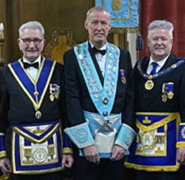 Pictured from left to right, are: Graham Ingleby, Ian Coates and Peter Schofield.