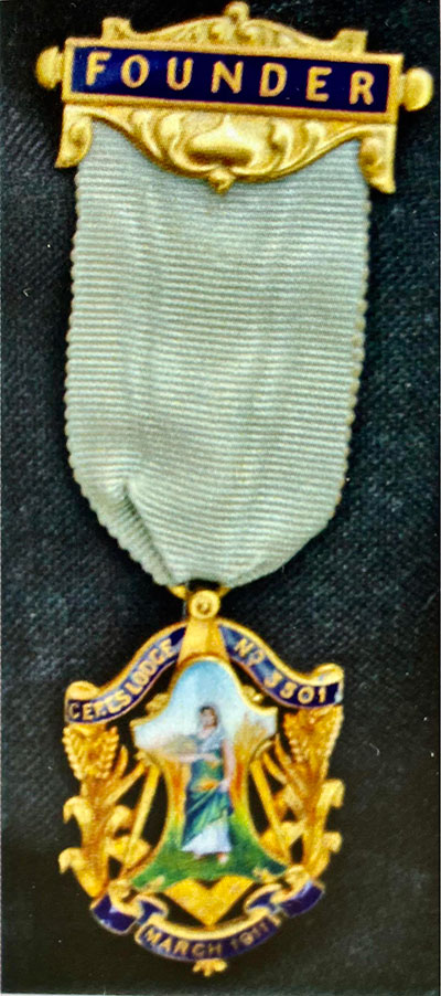 Ceres Lodge founder’s jewel.