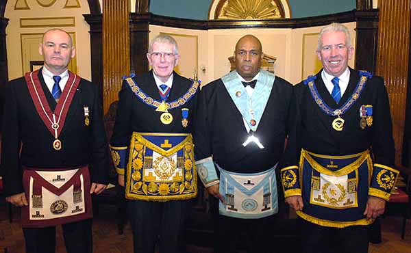 Pictured from left to right, are: Andy Chatterton, Tony Harrison, Ian Haynes and Mark Matthews.