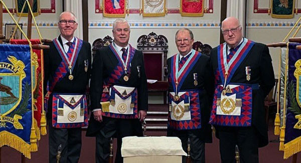 Pictured from left to right, are: Neil Francis, David Johnson, Colin Rowling and Steve Walls.