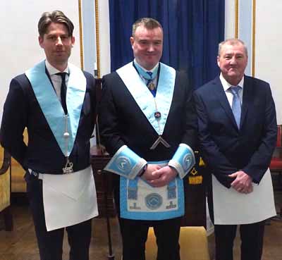 Pictured from right to left, are: Nick Issitt, Stuart Hiley and Kevin Ainsley. Pictured from right to left, are: Nick Issitt, Stuart Hiley and Kevin Ainsley.
