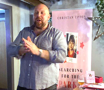 Chris Upton launches Searching for the Sparkle.